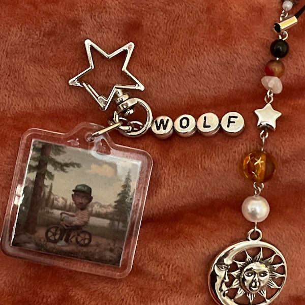 Custom Album Photo Keychain Phone Charm - Etsy