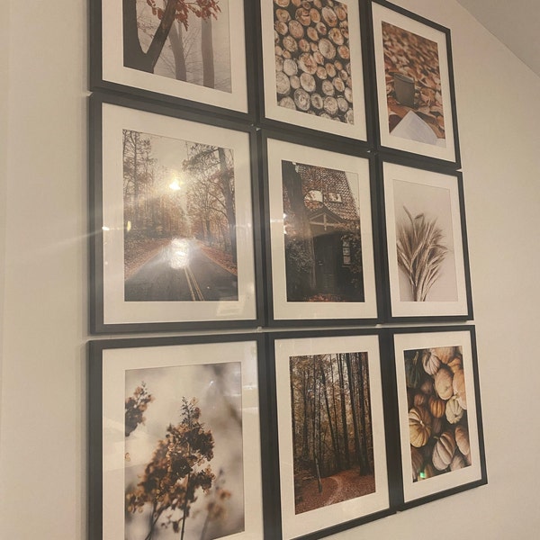 25 Prints, Fall Wall Art, Autumn Gallery Wall Set, Fall Nature Posters ...