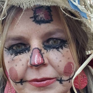Sugar Skull Temporary Face Tattoo Skull Face Day of the Dead Dia De Los Muertos Calavera
