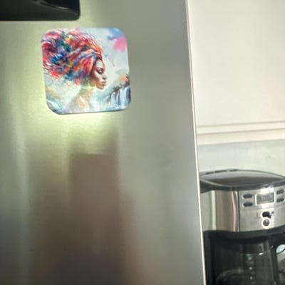 Glass Block Stand Shop Decoration Cute Afrocentric Home Decor Blacker ...