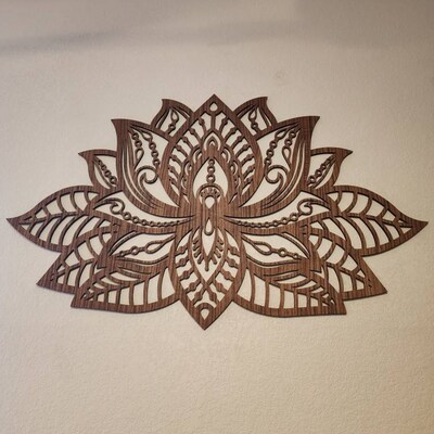 Picture of Retro 70s 8 Panels Wooden Wall Art, Natural Wood Veneer, Retro 70s ...