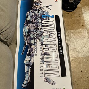 メタルギアソリッド2 サブスタンスバナー 20x42インチ - Etsy 日本