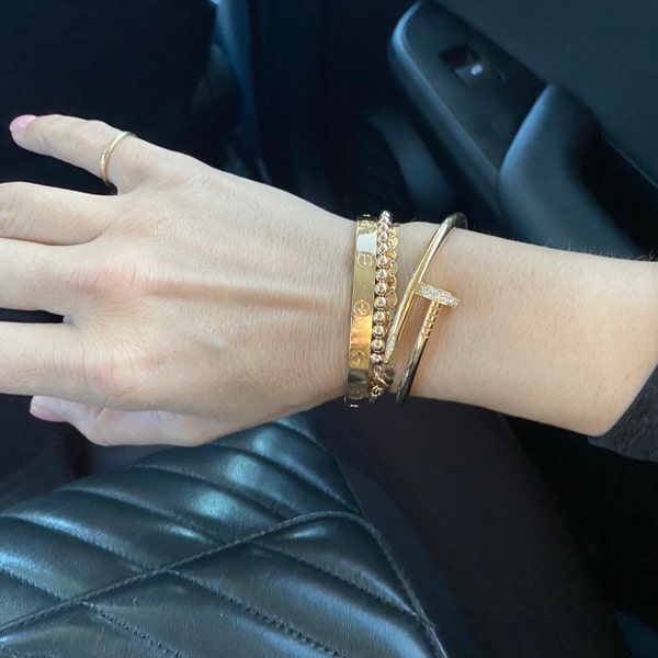 Together Gold 4mm Bracelet