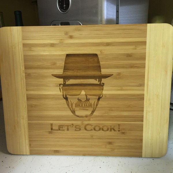 Breaking Bad Cutting Board, Let's Cook, Heisenberg, Walter White ...