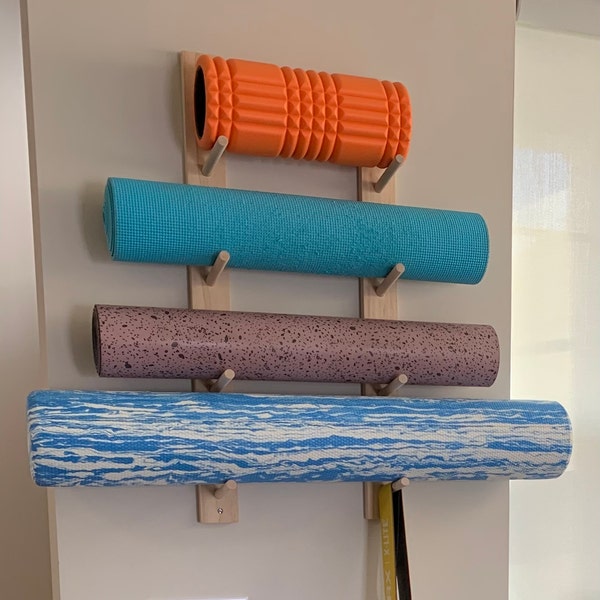 Yoga Mat Rack / 1, 2, 3, 4, 5, 6, 10, 20 Mat Racks / Yoga Mat Holder ...