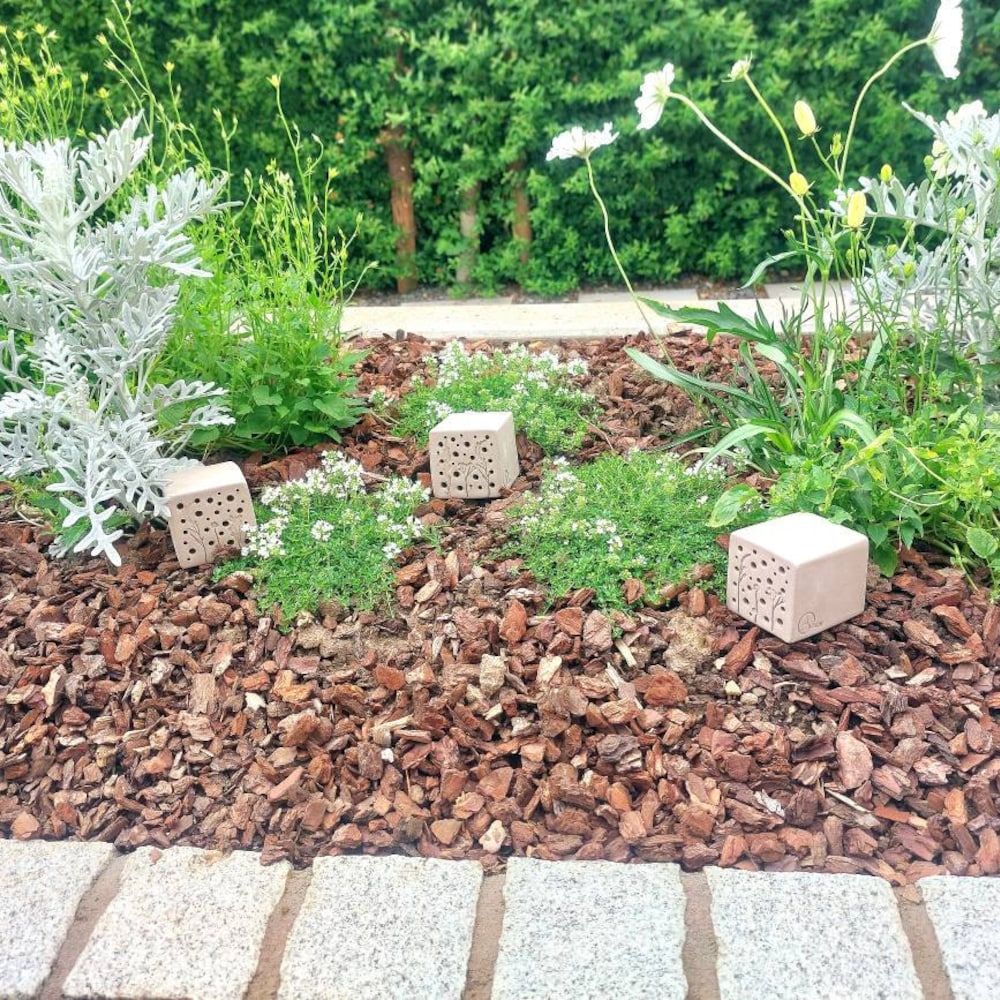 3er set Bienensteine Insektenhotel Bienenhotel