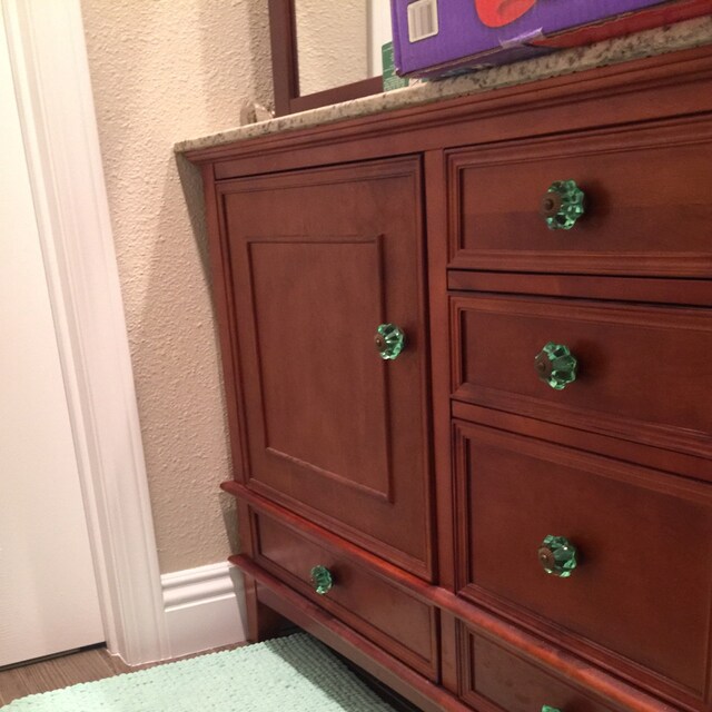 Handmade Vintage Glass Dresser Furniture Drawer Knobs / Etsy