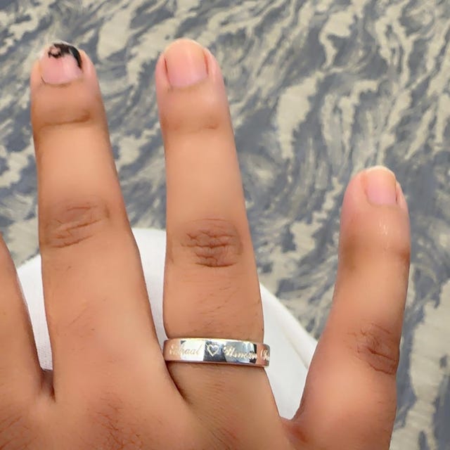 Engraved Name Band Ring by Gracepersonalized - Custom