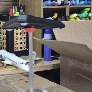 Belgium Wave UFO Model – 1989–1990 UAP Display | 3D Printed UFO