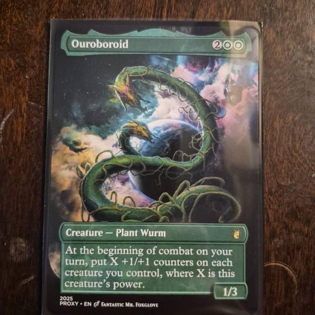 Ouroboroid | Proxy Card - Etsy