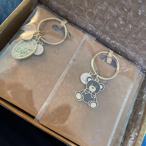 Personalized Teddy Bear Keychain Gift For Girls