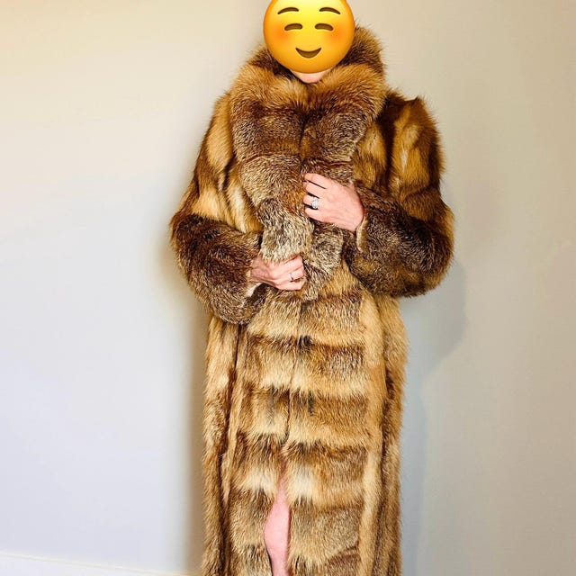 Buy Full-lengh Fox Fur Coat | Long Women's Winter Coats