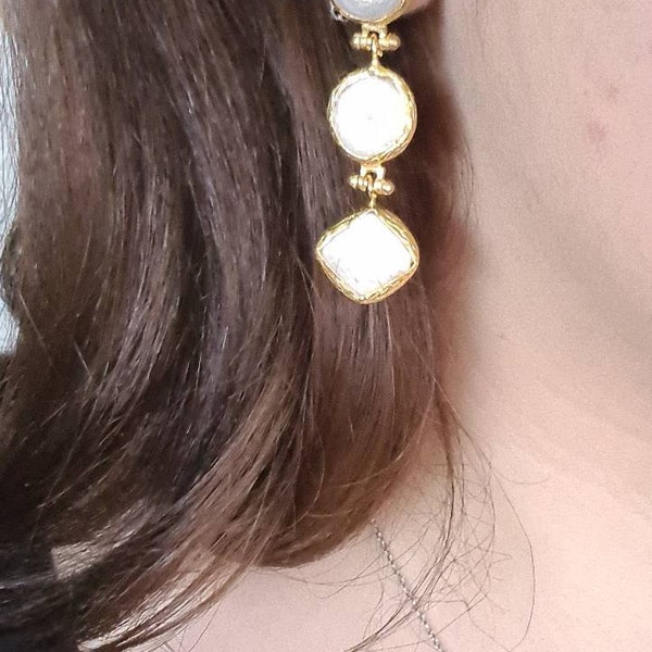 Women's Elegant Pearl Earrings