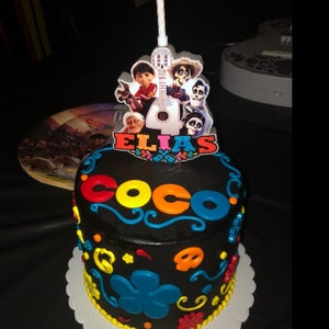 Disney Coco Cake Candle Personalized Birthday Candle Cake Etsy Disney Coco Cake Candle Personalized Birthday Candle Cake Etsy