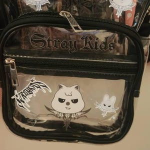 DOMINATE TOUR SKZ skzoo 2025 concert clear messenger bag with adjustable strap, three pockets, stadium approved