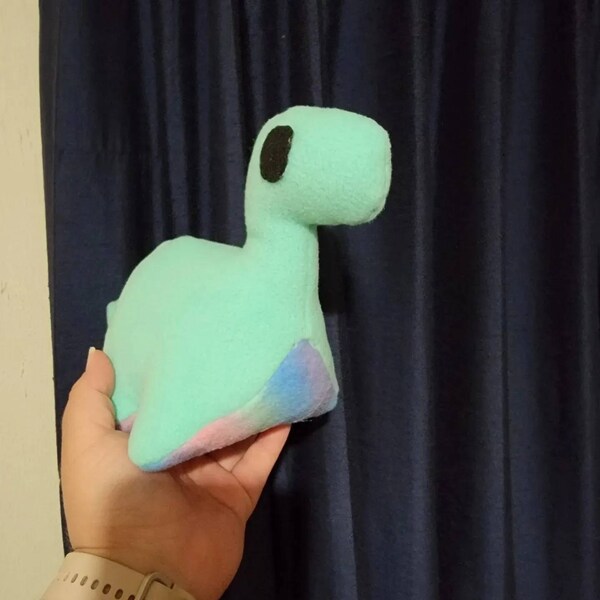 Dinosaur Plush Pattern - DIY Brontosaurus / Nessie Digital Download ...