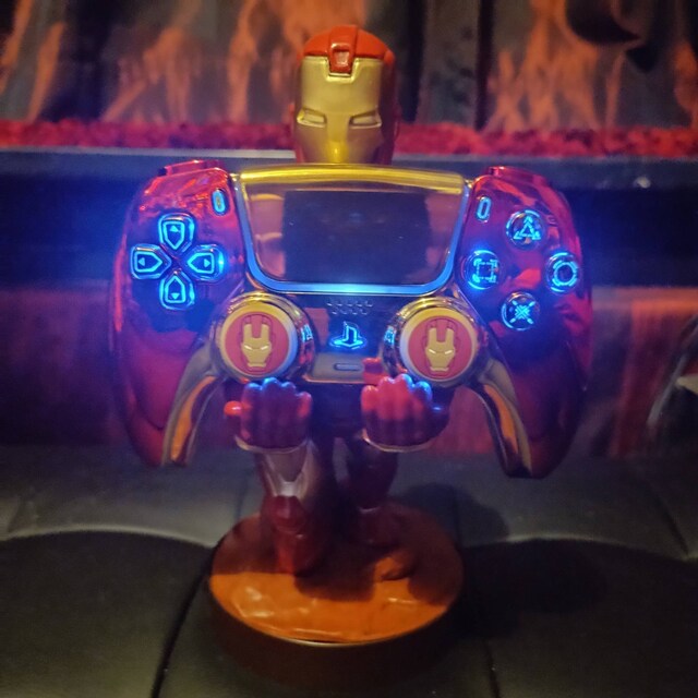 Iron Man Themed Red & Gold Chrome Custom Controller Chaos XBOX 360