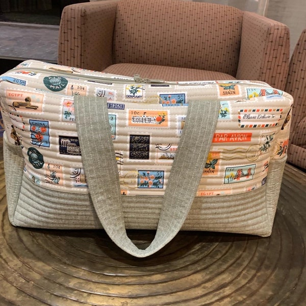 Women’s Small Backpack Bon Voyage Fabric Rifle Paper Co main image 0