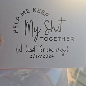 Help Me Best Woman Proposal Card Keep My Shit Together Maid of Honor ...