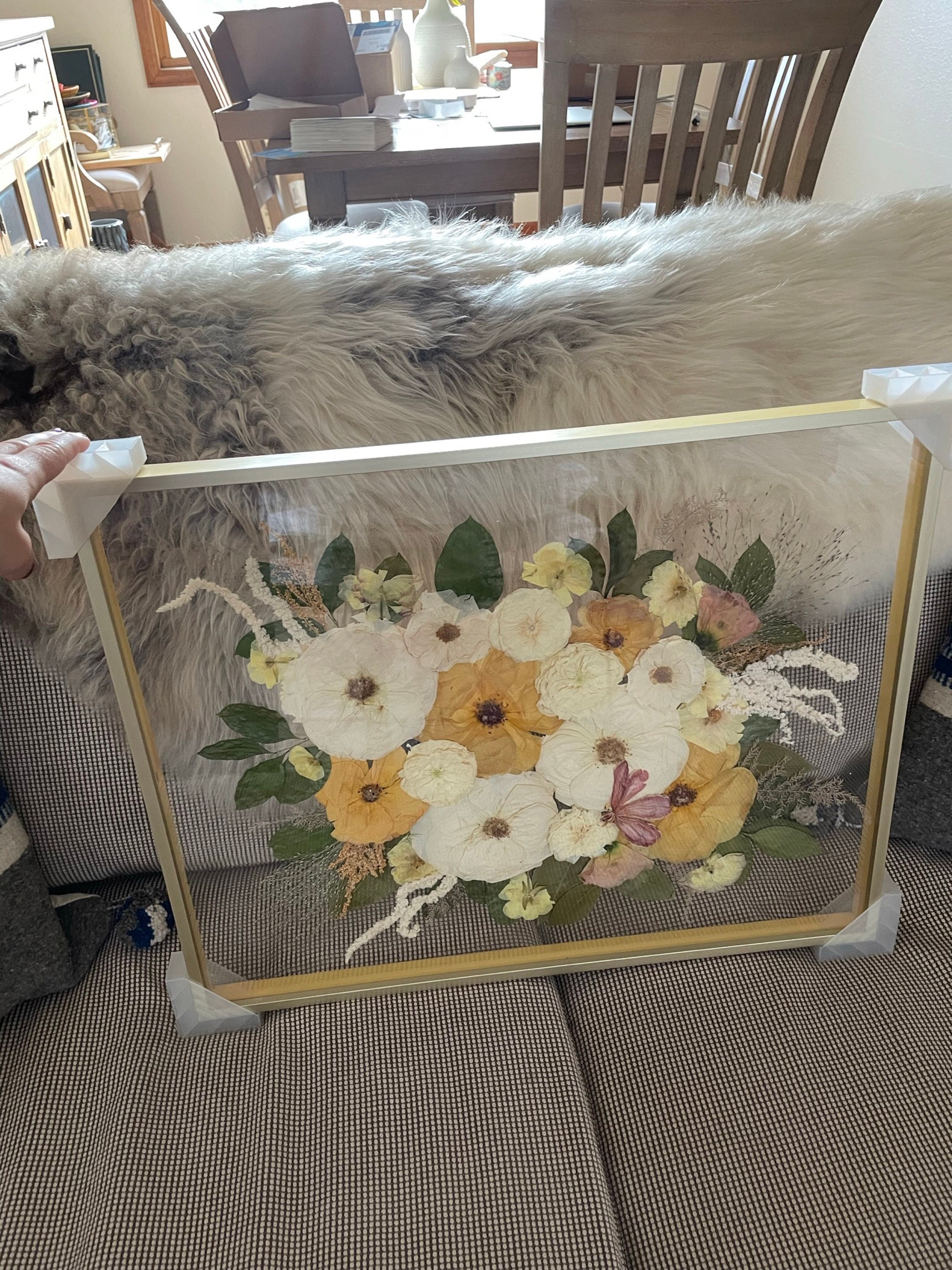 Preserved flowers from Jamieson's etsy review