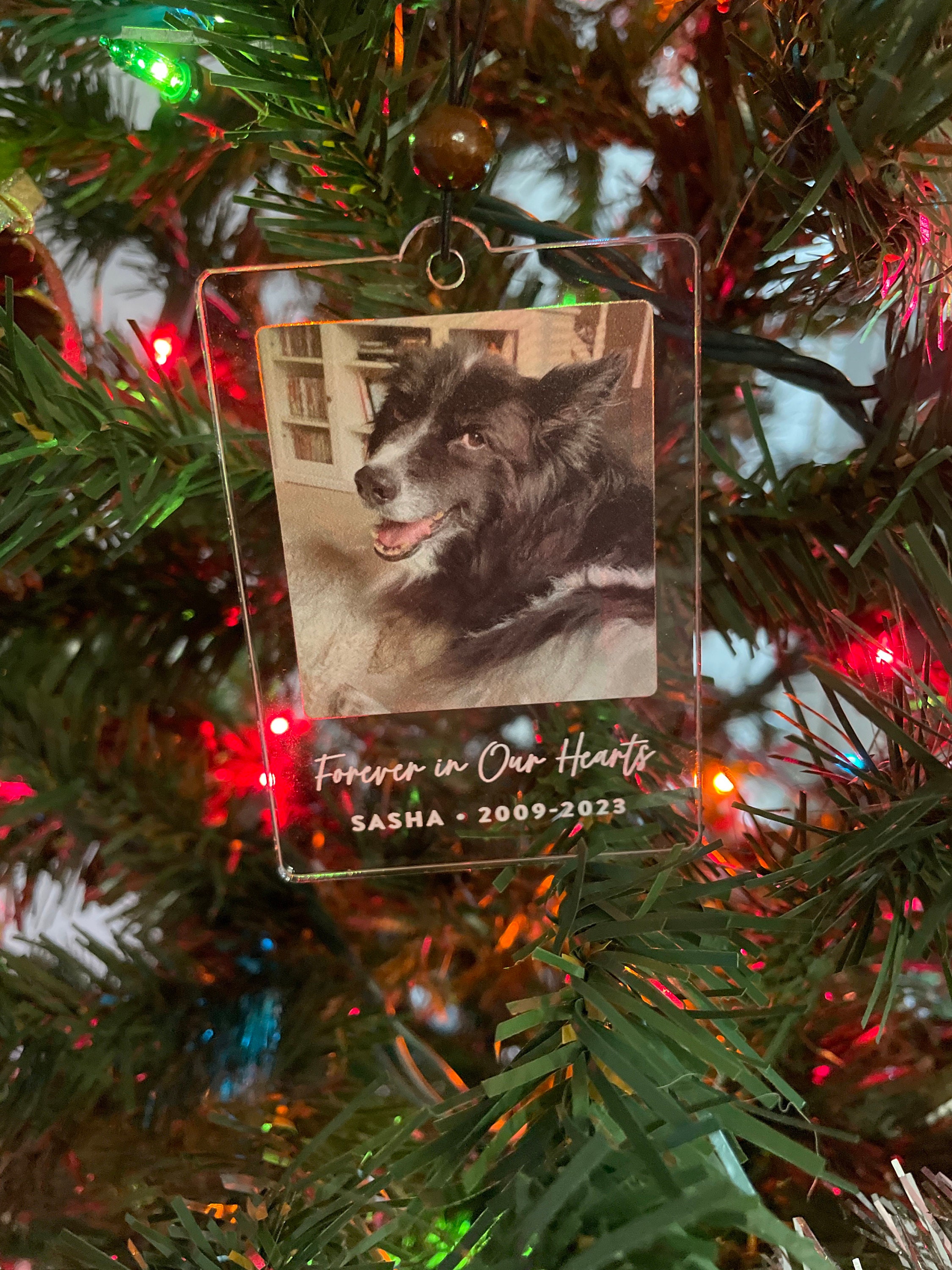 🎁Buy 2 FREE SHIPPING🎁Personalized Photo Ornament, Custom Ornament, Drive Safe, Friendship Best Friends, Couples Gift for Her/Him