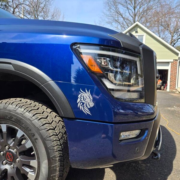 Set Of 2 Vinyl Decal Wings For Honda Cars & Trucks - High Gloss, Self-Adhesive
