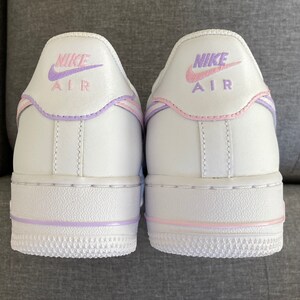 Baby Blue Tick Hand-painted Custom Nike 