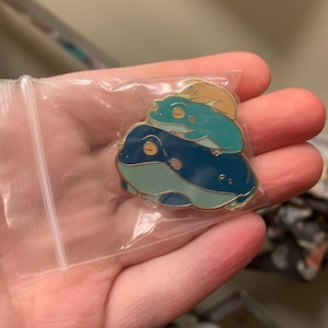 Roun Frens Frog Stack Hard Enamel Pin RESTOCK Three Dumpy Tree Frogs ...