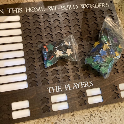 10x10 Game Tracker / Board Game Tracker / Game Challenge Board / Board ...
