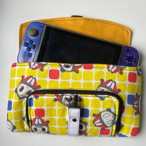 Game System Pouch PDF Sewing Pattern the Horizon Switch Bag Sewing Pattern With Cartridge Slots Instant Download Etsy