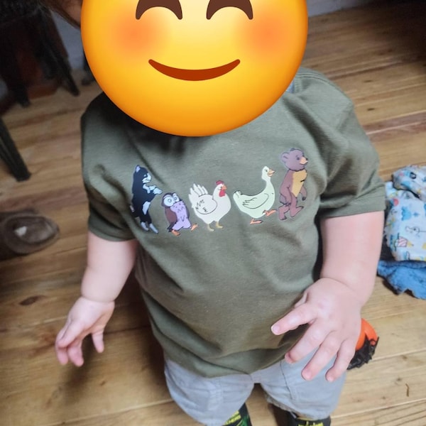 Kids Bear Printed Cool & Stylish T-Shirt Set