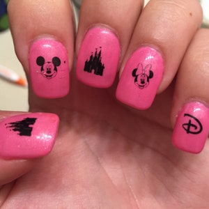 Disney Nail Decals Set of 50 | Etsy