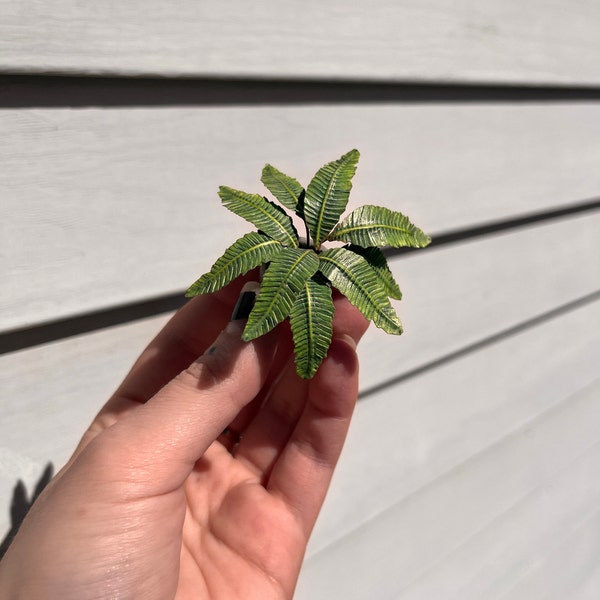 Digital Template Miniature Plant Leaf for Dollhouse 1:12, Instant ...