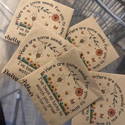 End of Year Gifts for Class Bee Friendly Seed Packet End of Term Gift ...