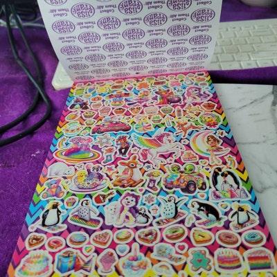 Lisa Frank Coloring & Activity Set With Fold Out Storage Case. Stickers ...