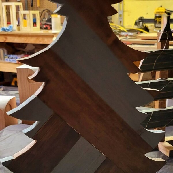 One Picket One Picket Tree Build Plans and Template, One Picket Christmas Tree ...