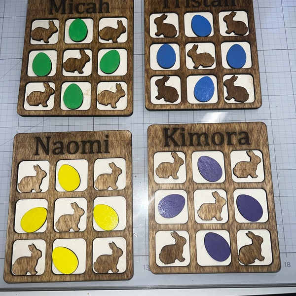 Easter Tic Tac Toe SVG ONLY Glowforge Tested, Bunny, Eggs, Laser Cut ...