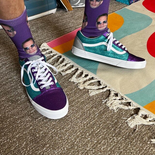 What the Neon is Going on Here Custom Vans - Etsy