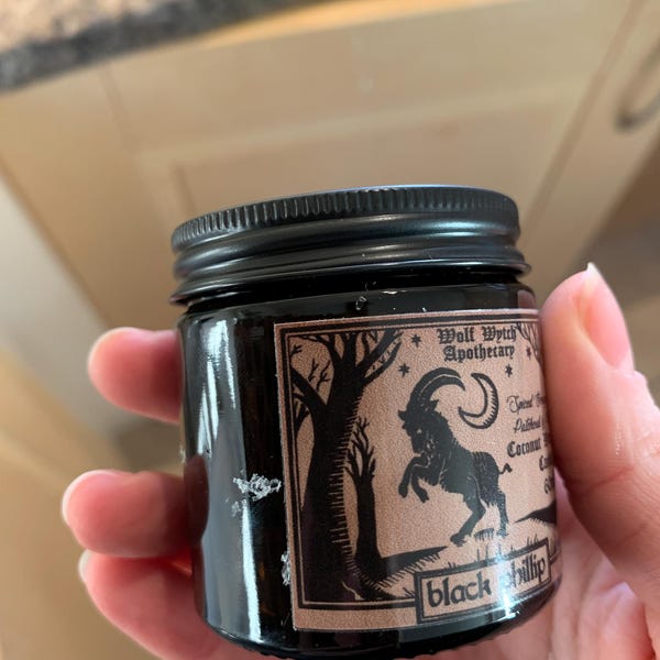 Gothic Bridesmaid Gift, Unique Wedding Favour, Dried Flower Bath Salt ...