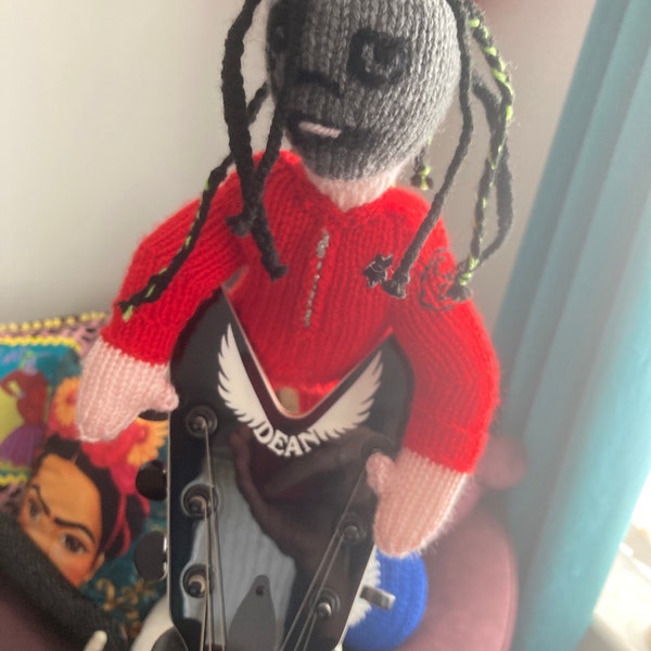Hand Knitted Handmade Corey Taylor Slipknot Doll Figure Iowa Mask 15 ...