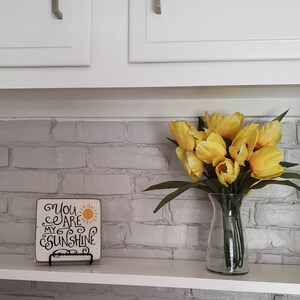Agriism 'You Are My Sunshine' Wood Sign - 8x8 Inch Nursery Decor, Grandchild Gift, Rustic Home Wall Art