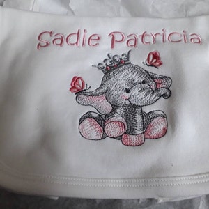 personalised shawl blanket