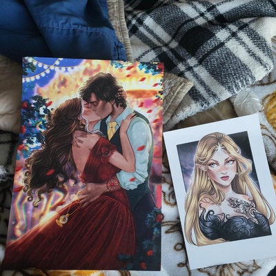 Caraval Print: Scarlett and Julian Print and Bookmark - Etsy