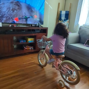 Stationary Bike Stand Cycling Training Wheels, Pair Bicycle