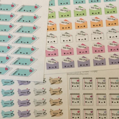 Happy Swimming Pool Reminder Cute Kawaii Planner Stickers Erin Condren ...