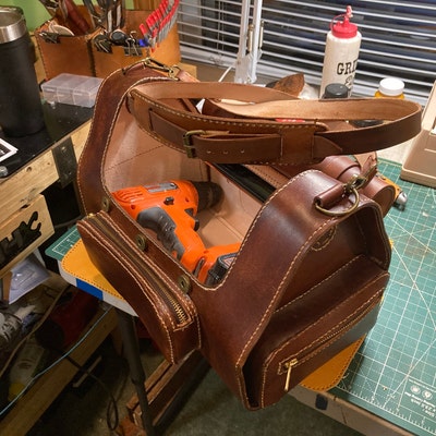 PDF &amp; DXF Volund Toolbag Pattern Leather Tools Bag Pattern Leather Pdf ...