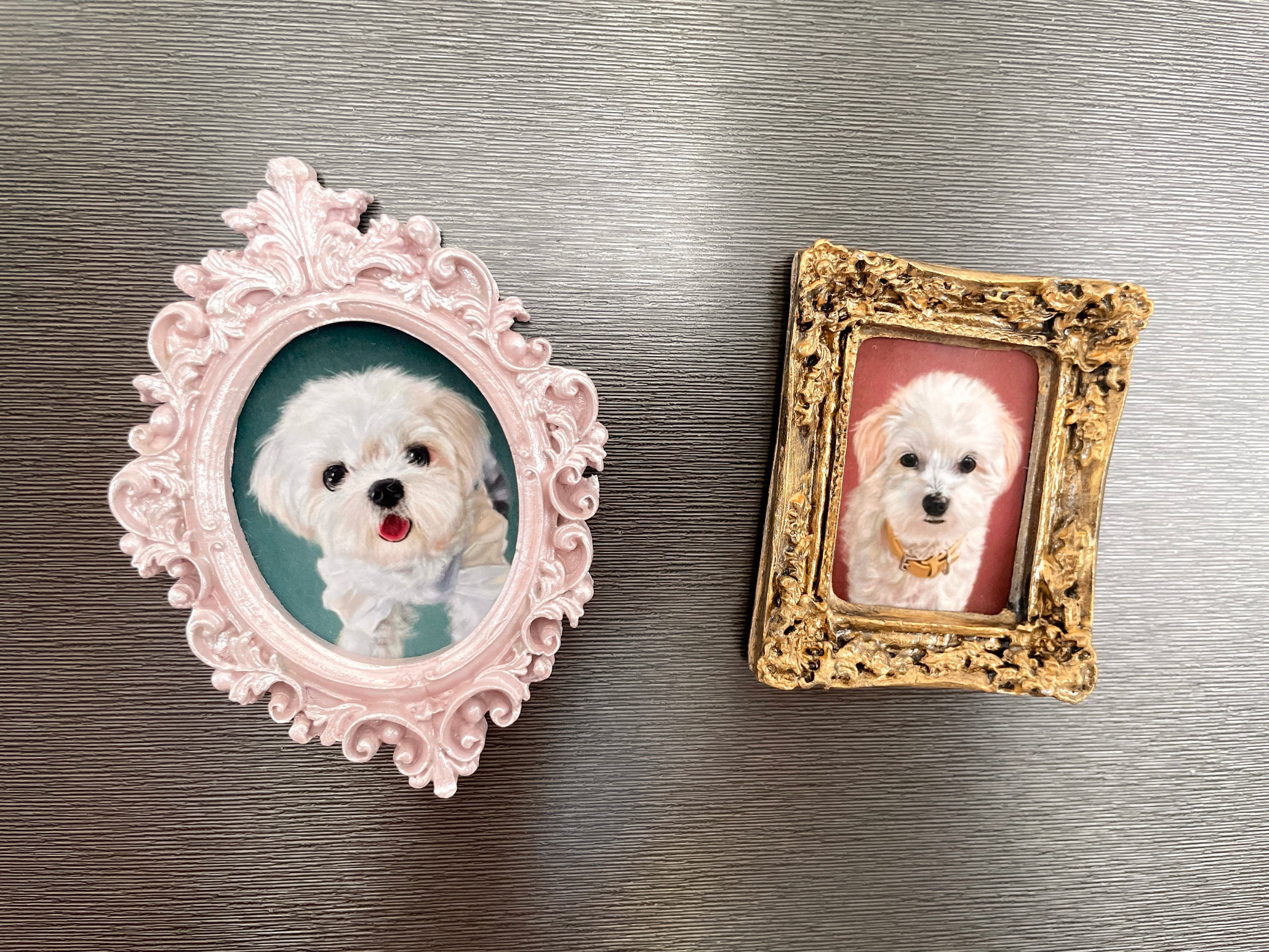 Custom Pet Portrait Magnets, Vintage Oil Painting Style, Best Gift for Pet Owner and Lover
