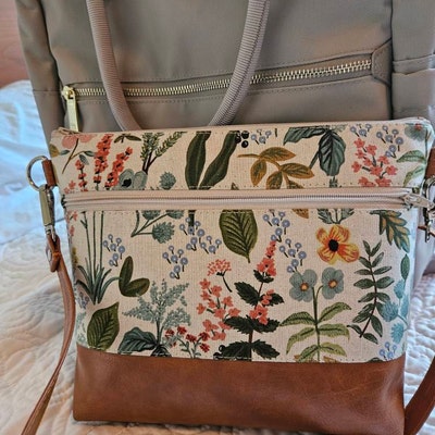 Rifle Paper Co.: Herb Garden natural 13 Pockets Canvas Vegan Leather ...