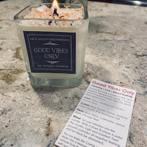 Aromatherapy 200grm Soy Candle - Good Vibes