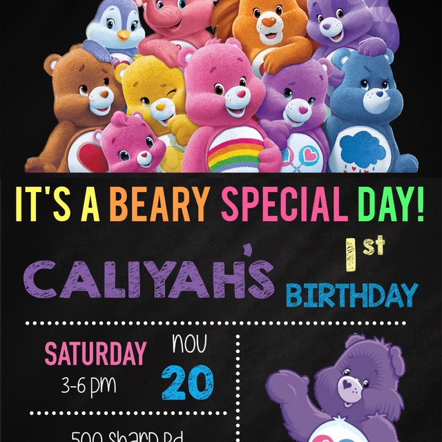 Daisy Celebrates: Care Bears Birthday Party Printable Files